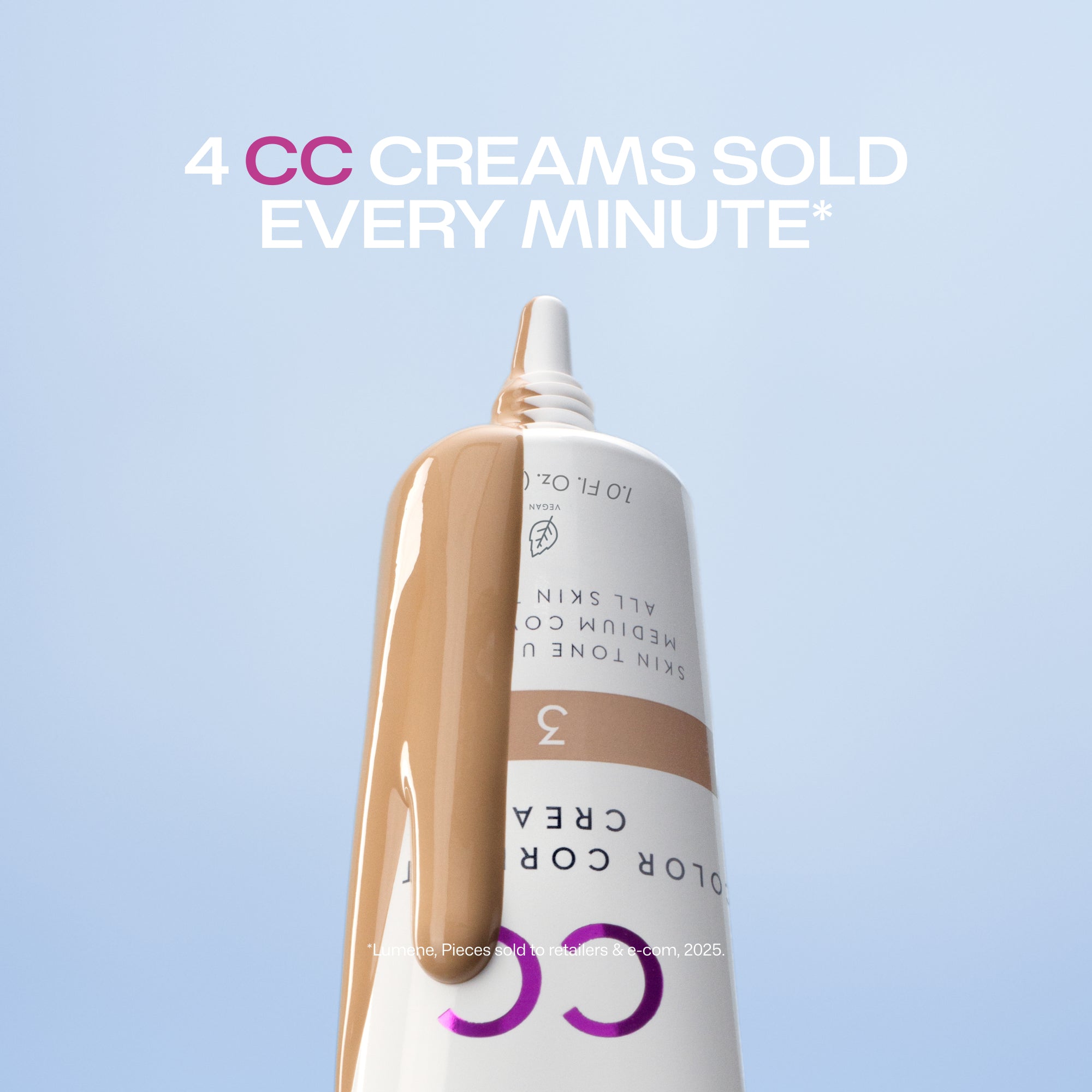CC Color Correcting Cream Fluid Foundation for Flawless Skin